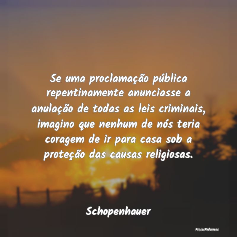 Se uma proclamação pública repentinamente anunc... Se uma proclamação pública repentinamente anunc...