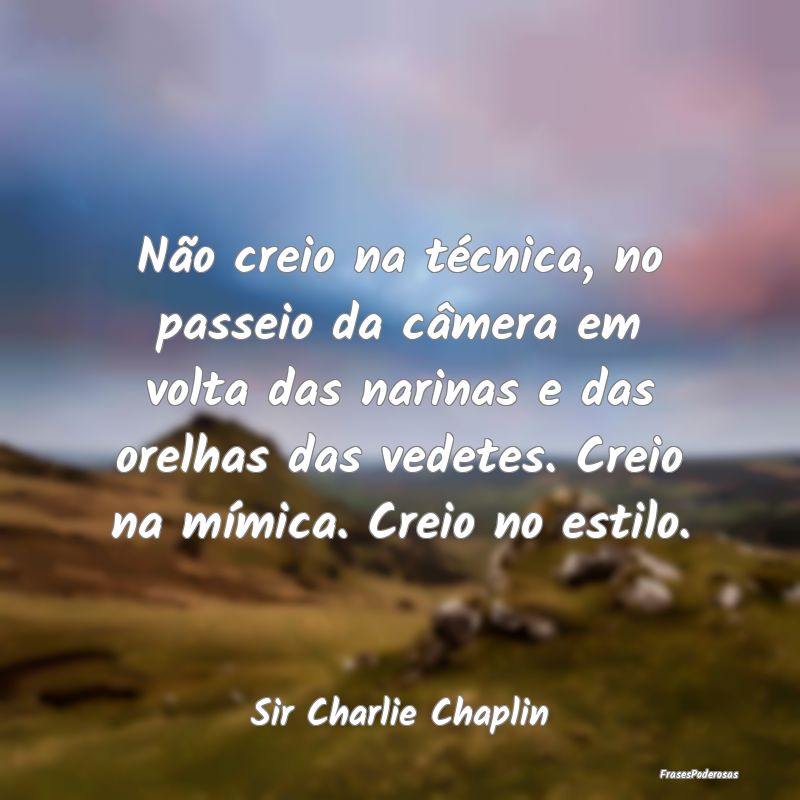 Não creio na técnica, no passeio da câmera em v... Não creio na técnica, no passeio da câmera em v...