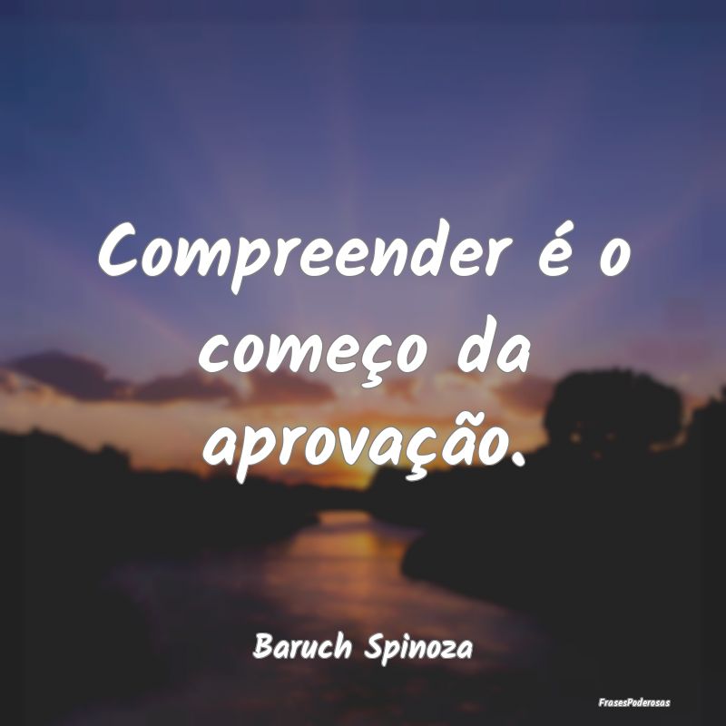 Compreender é o começo da aprovação....
