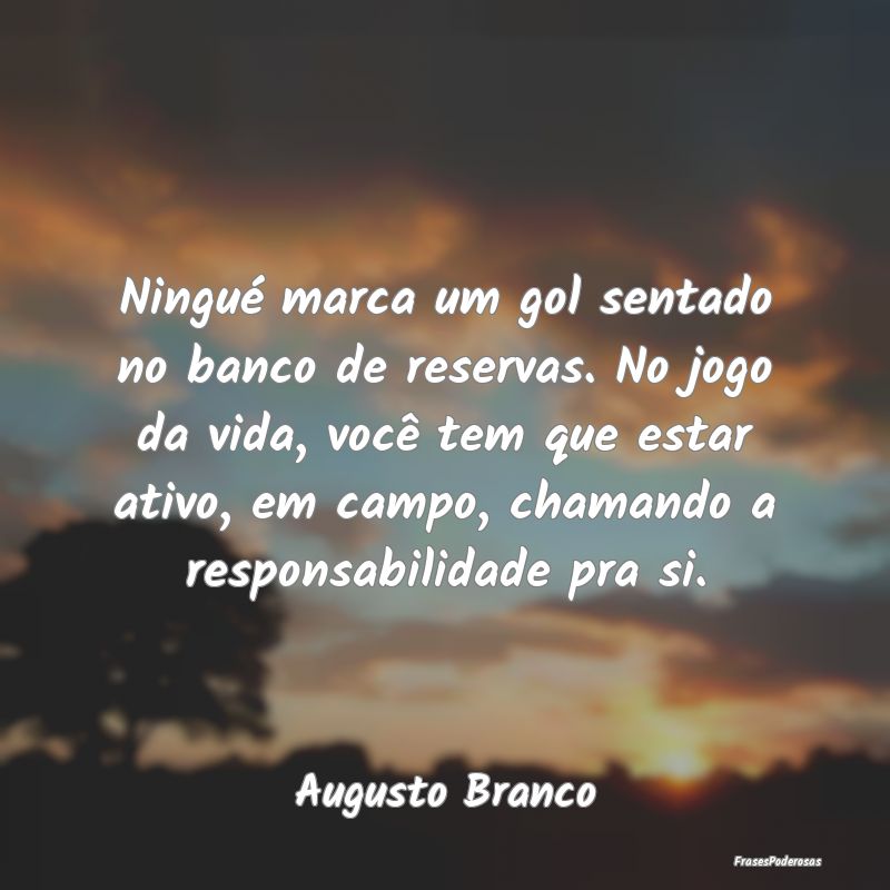 Ningué marca um gol sentado no banco de reservas.... Ningué marca um gol sentado no banco de reservas....