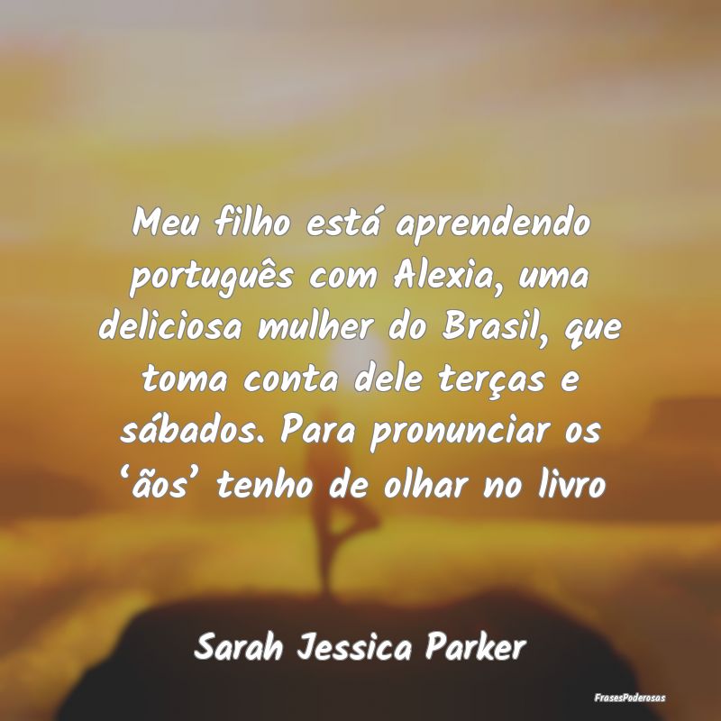 Meu filho está aprendendo português com Alexia, ... Meu filho está aprendendo português com Alexia, ...