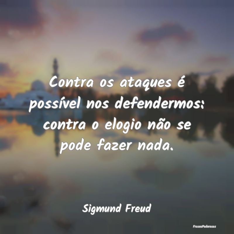 Contra os ataques é possível nos defendermos: co...