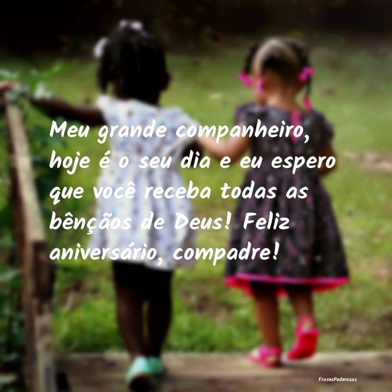 Meu grande companheiro, hoje é o seu dia e eu esp... Meu grande companheiro, hoje é o seu dia e eu esp...
