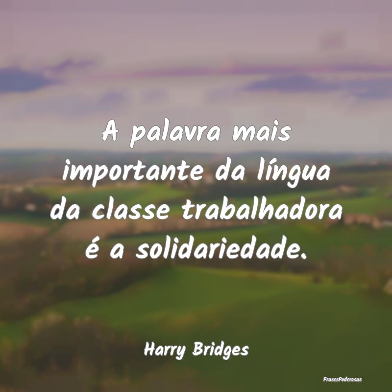 A palavra mais importante da língua da classe tra...
