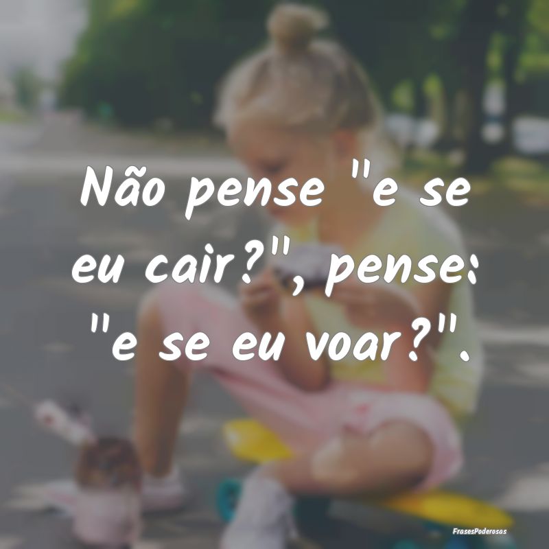 Não pense 
