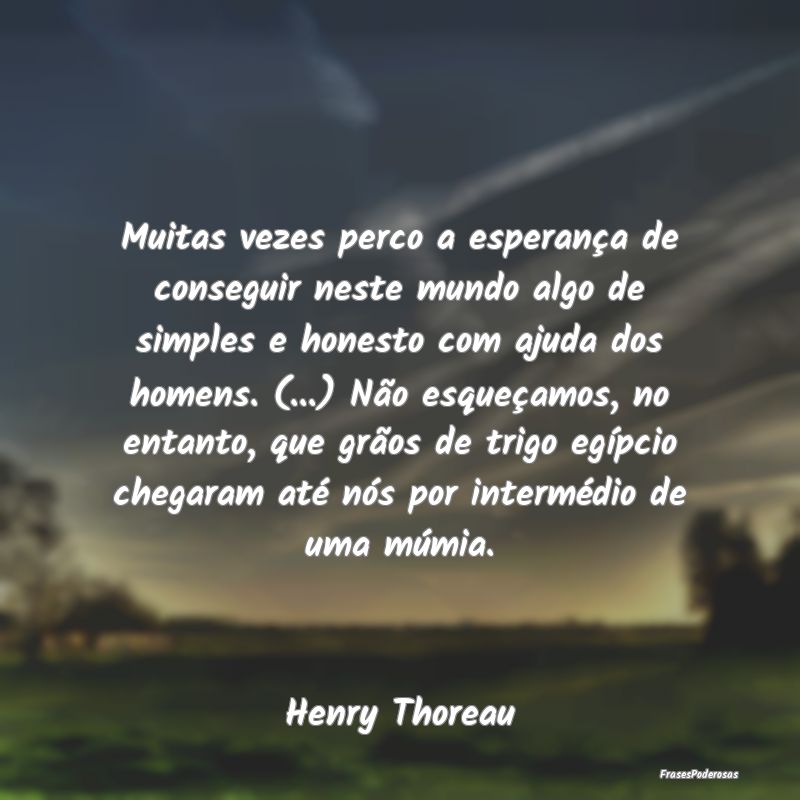 Muitas vezes perco a esperança de conseguir neste... Muitas vezes perco a esperança de conseguir neste...