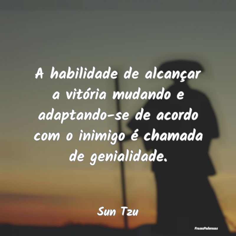 A habilidade de alcançar a vitória mudando e ada... A habilidade de alcançar a vitória mudando e ada...