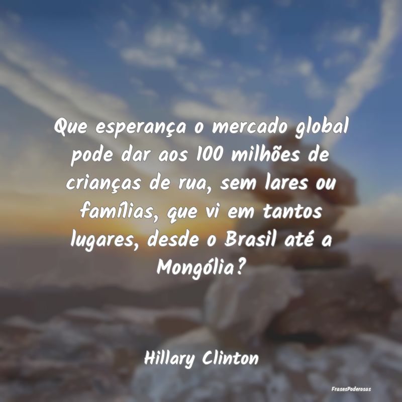 Que esperança o mercado global pode dar aos 100 m... Que esperança o mercado global pode dar aos 100 m...