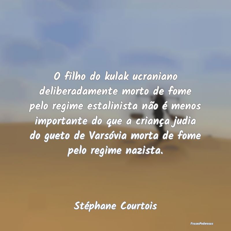 O filho do kulak ucraniano deliberadamente morto d... O filho do kulak ucraniano deliberadamente morto d...
