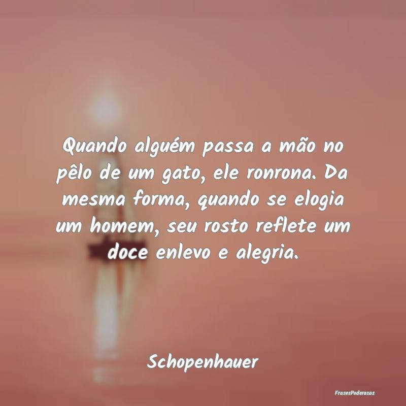 Quando alguém passa a mão no pêlo de um gato, e... Quando alguém passa a mão no pêlo de um gato, e...