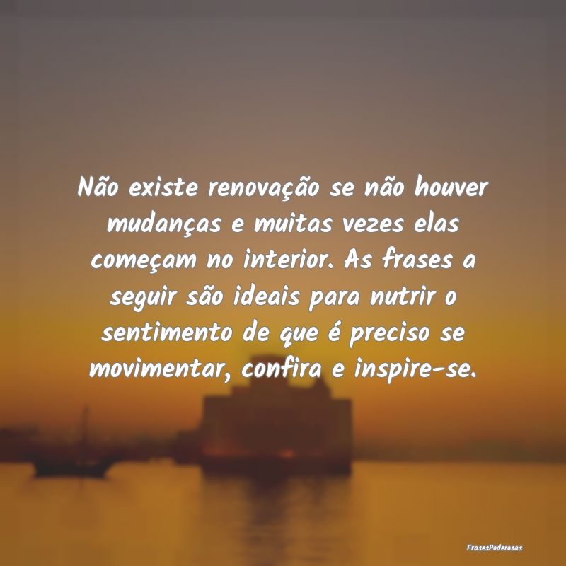 Frases de Renovação - ...
