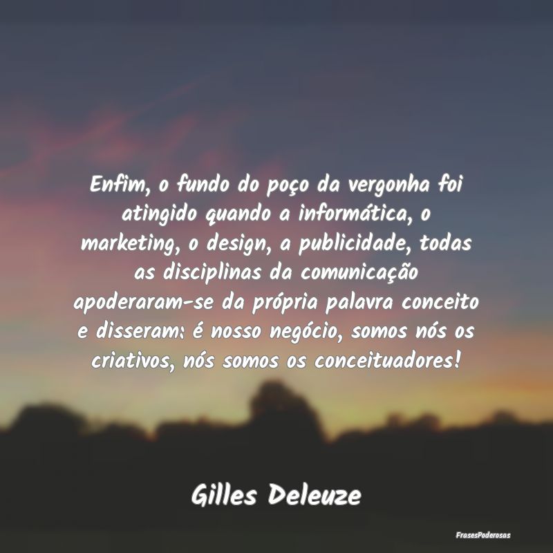 Enfim, o fundo do poço da vergonha foi atingido q... Enfim, o fundo do poço da vergonha foi atingido q...