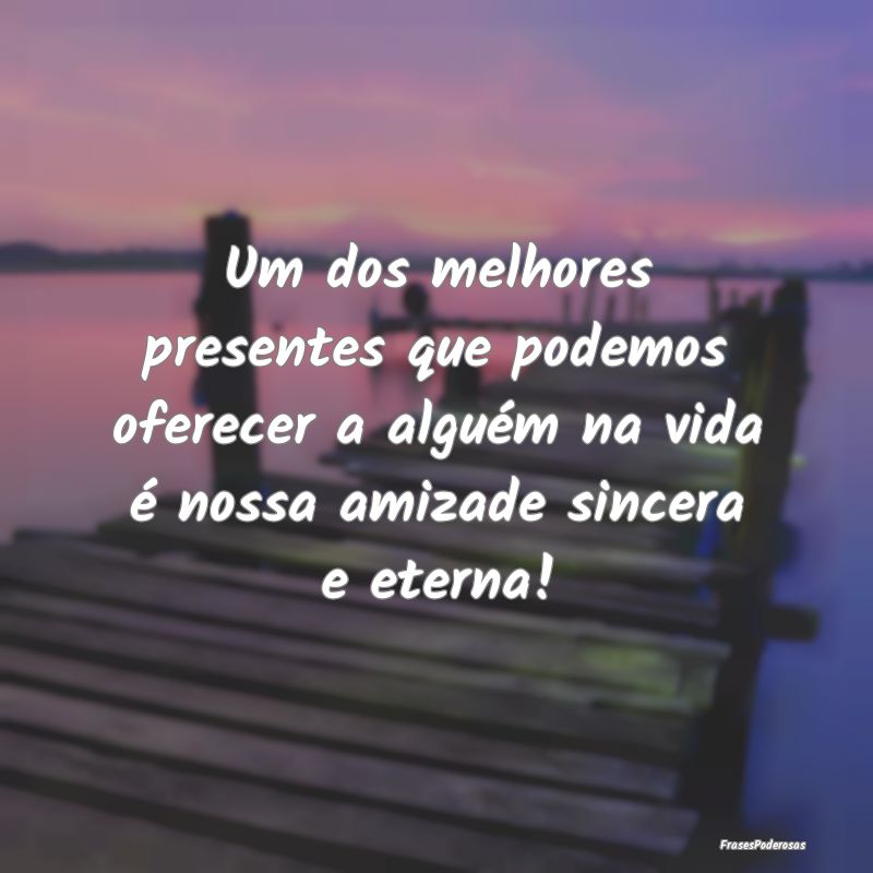 Um dos melhores presentes que podemos oferecer a a...