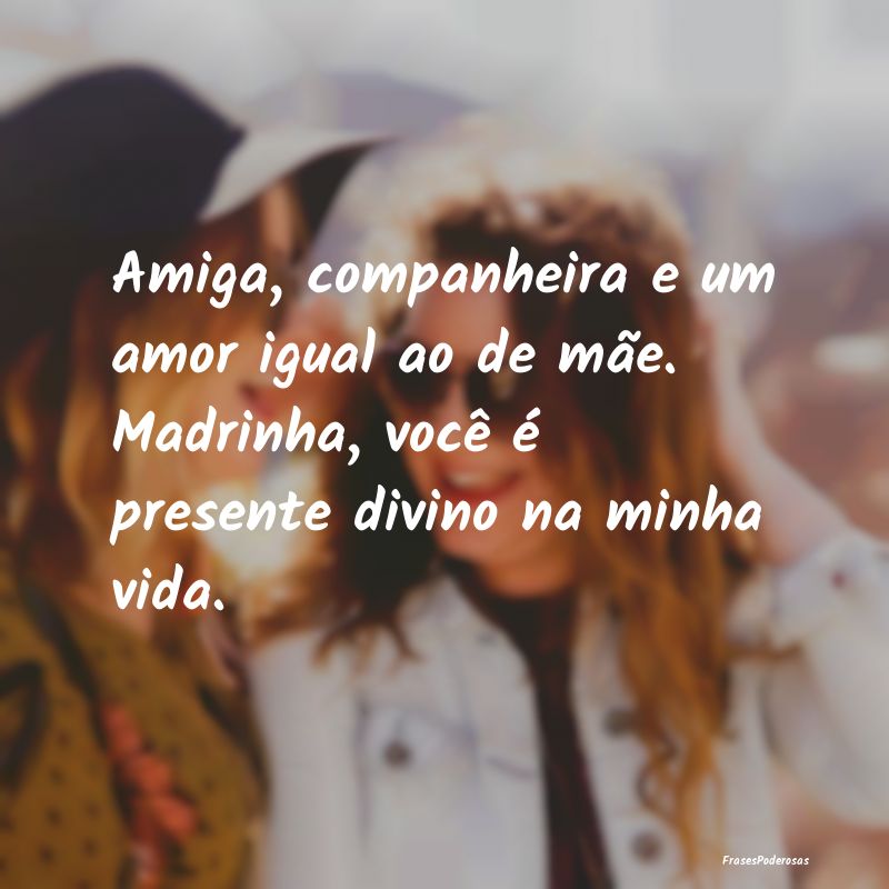 Amiga, companheira e um amor igual ao de mãe. Mad... Amiga, companheira e um amor igual ao de mãe. Mad...