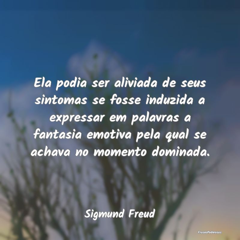 Ela podia ser aliviada de seus sintomas se fosse i... Ela podia ser aliviada de seus sintomas se fosse i...