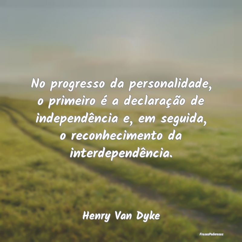 No progresso da personalidade, o primeiro é a dec... No progresso da personalidade, o primeiro é a dec...
