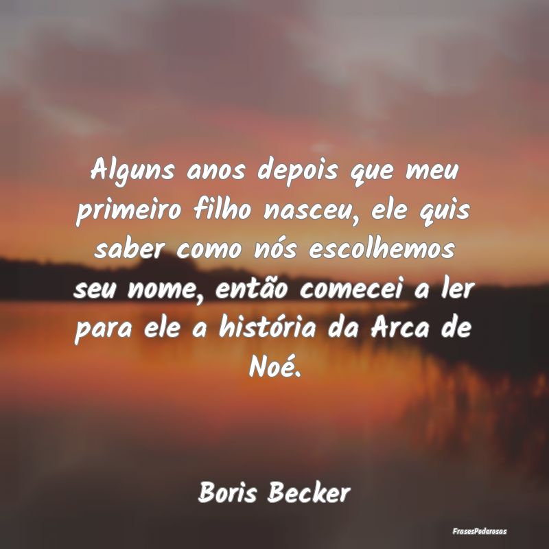 Alguns anos depois que meu primeiro filho nasceu, ... Alguns anos depois que meu primeiro filho nasceu, ...