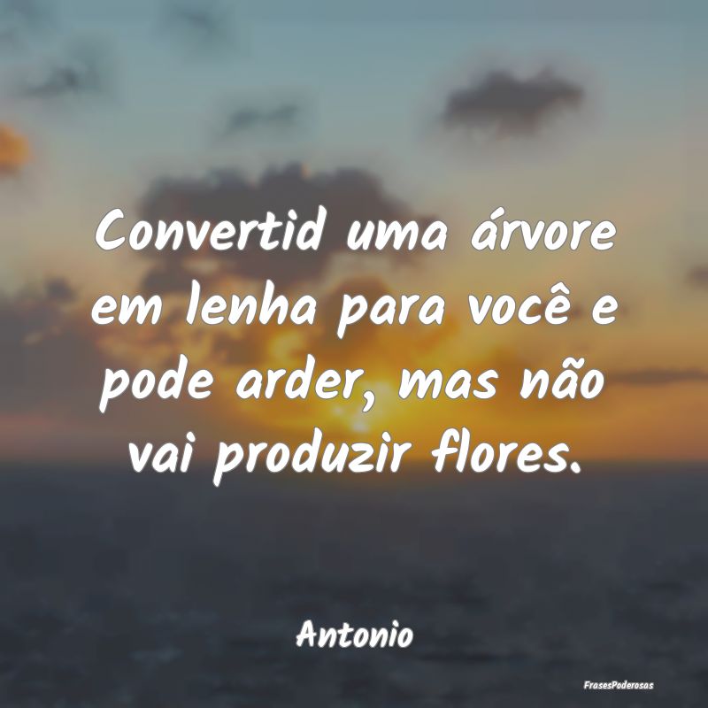 Convertid uma árvore em lenha para você e pode a...