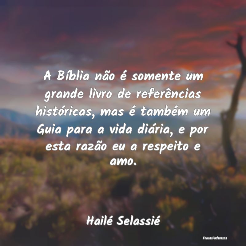 A Bíblia não é somente um grande livro de refer... A Bíblia não é somente um grande livro de refer...