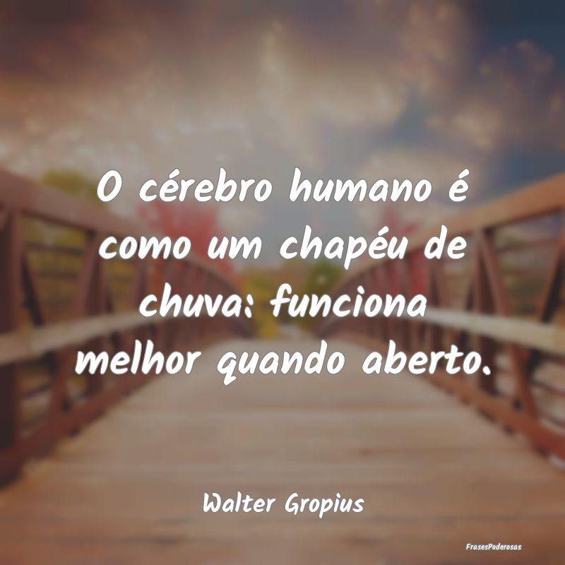 O cérebro humano é como um chapéu de chuva: fun...