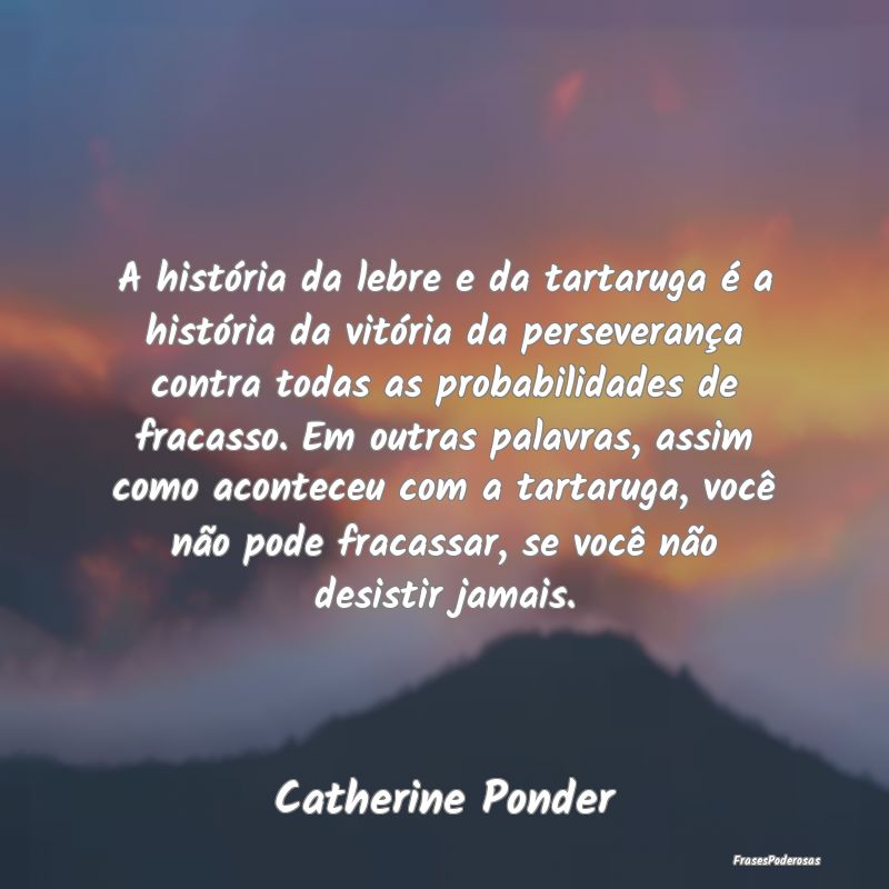 A história da lebre e da tartaruga é a história... A história da lebre e da tartaruga é a história...