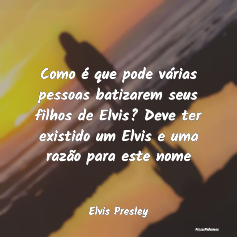 Como é que pode várias pessoas batizarem seus fi... Como é que pode várias pessoas batizarem seus fi...