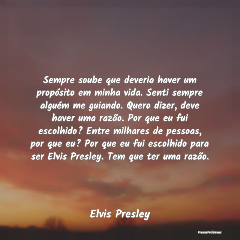 Sempre soube que deveria haver um propósito em mi... Sempre soube que deveria haver um propósito em mi...