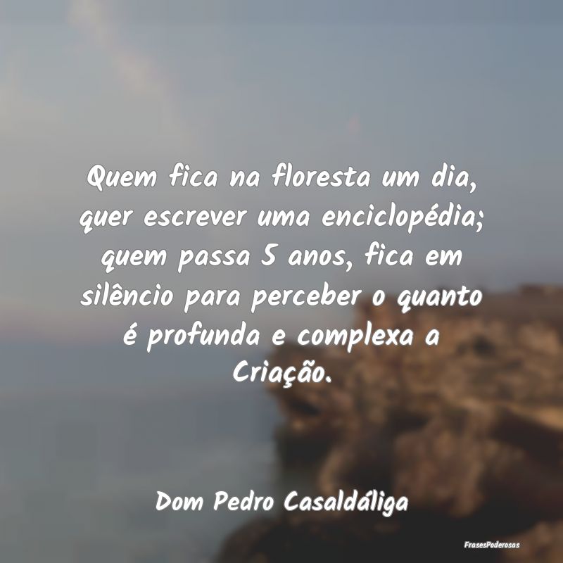 Quem fica na floresta um dia, quer escrever uma en... Quem fica na floresta um dia, quer escrever uma en...