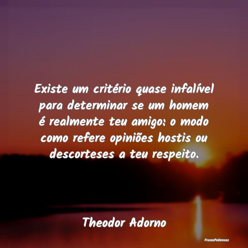 Existe um critério quase infalível para determin... Existe um critério quase infalível para determin...