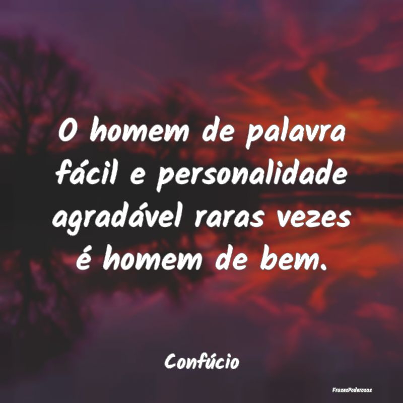 O homem de palavra fácil e personalidade agradáv...
