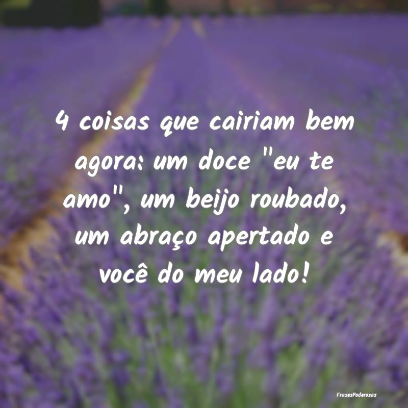 4 coisas que cairiam bem agora: um doce 4 coisas que cairiam bem agora: um doce