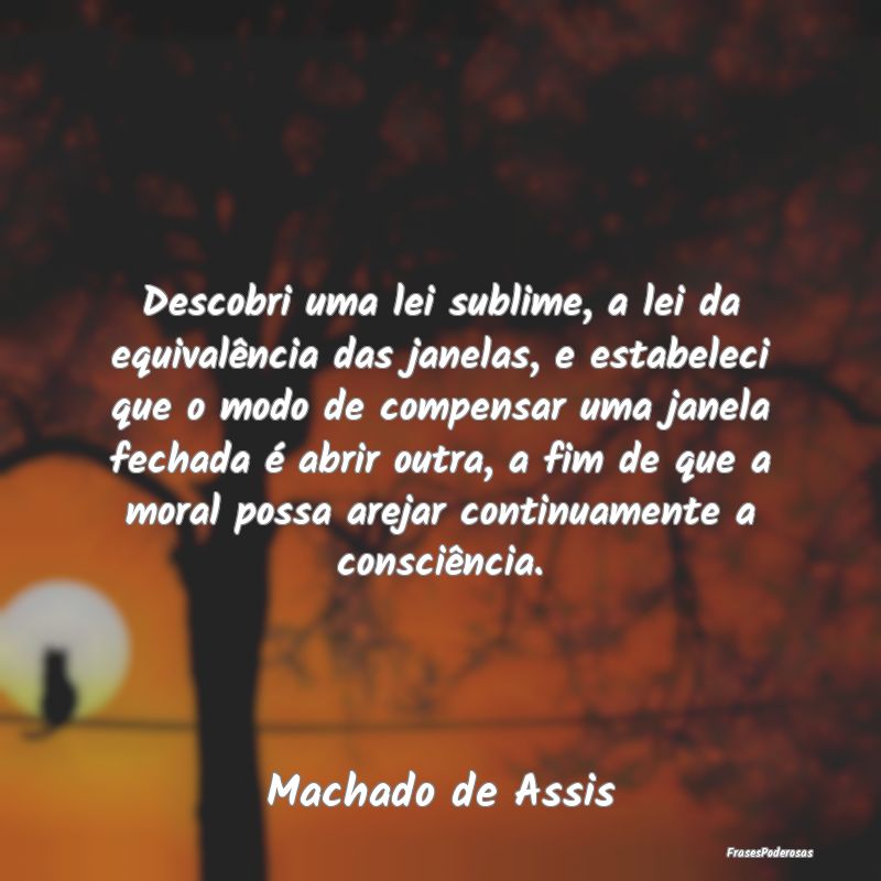 Descobri uma lei sublime, a lei da equivalência d... Descobri uma lei sublime, a lei da equivalência d...