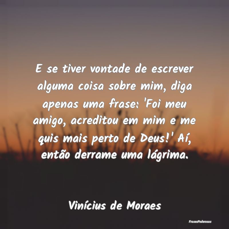E se tiver vontade de escrever alguma coisa sobre ... E se tiver vontade de escrever alguma coisa sobre ...