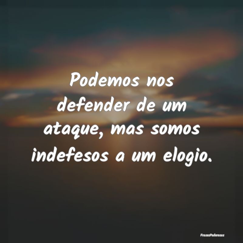 Podemos nos defender de um ataque, mas somos indef...