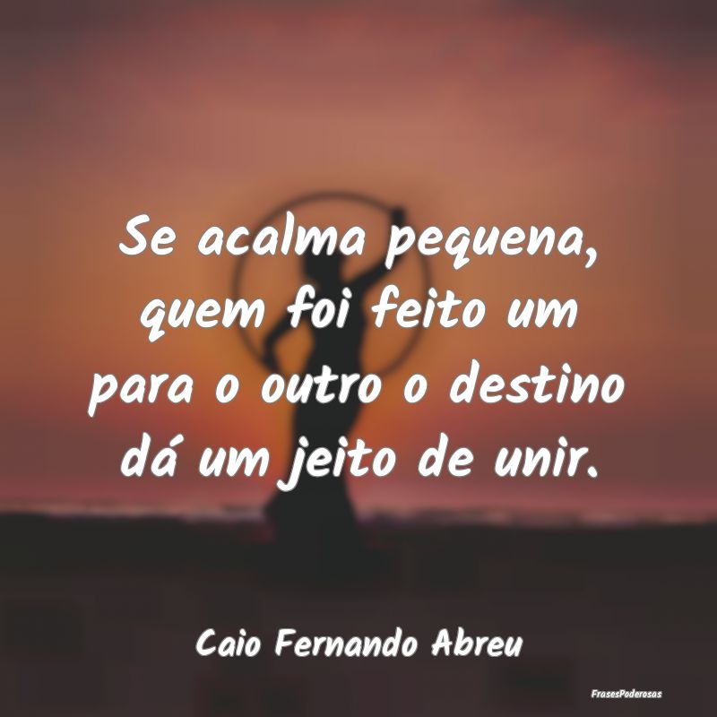 Se acalma pequena, quem foi feito um para o outro ... Se acalma pequena, quem foi feito um para o outro ...